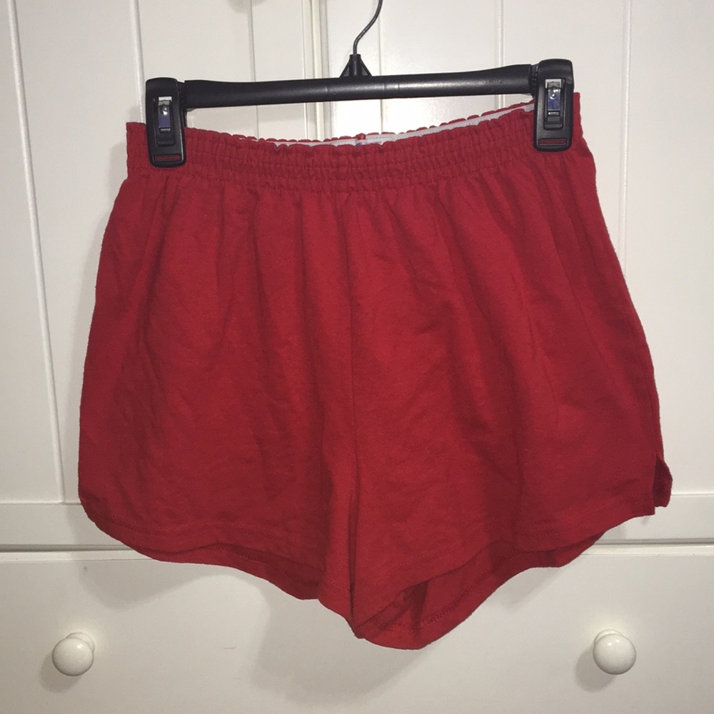 SOFFE Cheer/Athletic Shorts in Vibrant Red